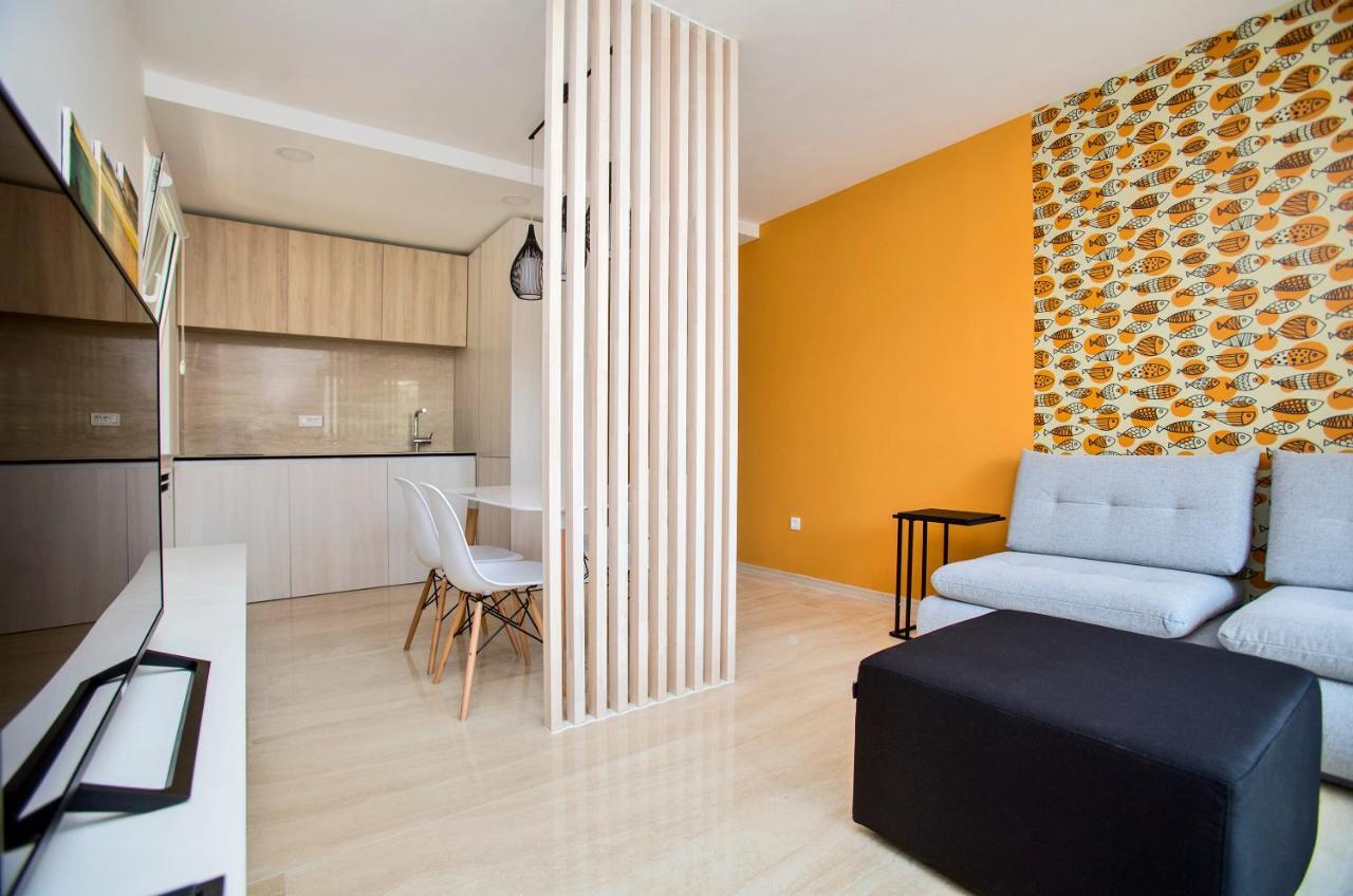 Magic Stone Apartments Baska Voda Luaran gambar